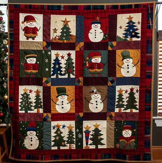 Snowman Art Blanket 407gh08