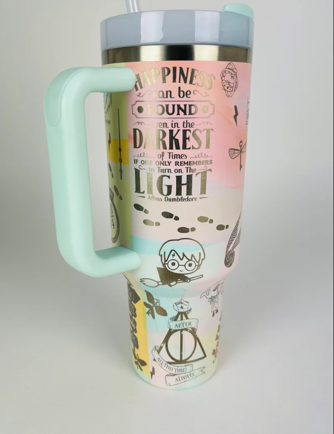 Wizards and Wands Rainbow Tumbler- 406TTTB138