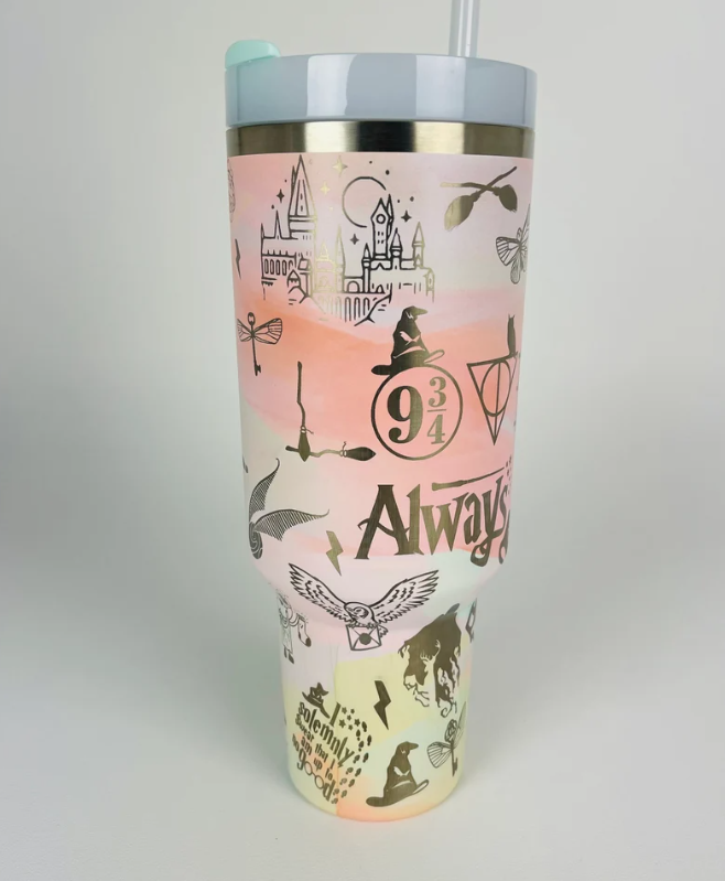 Wizards and Wands Rainbow Tumbler- 406TTTB138