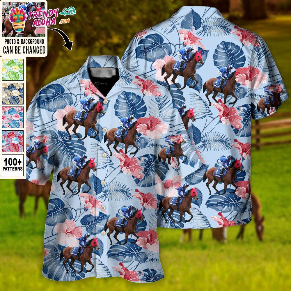 Custom Face Hawaiian Shirt All Over Print Unisex Shirt Vibe Summer Tropical