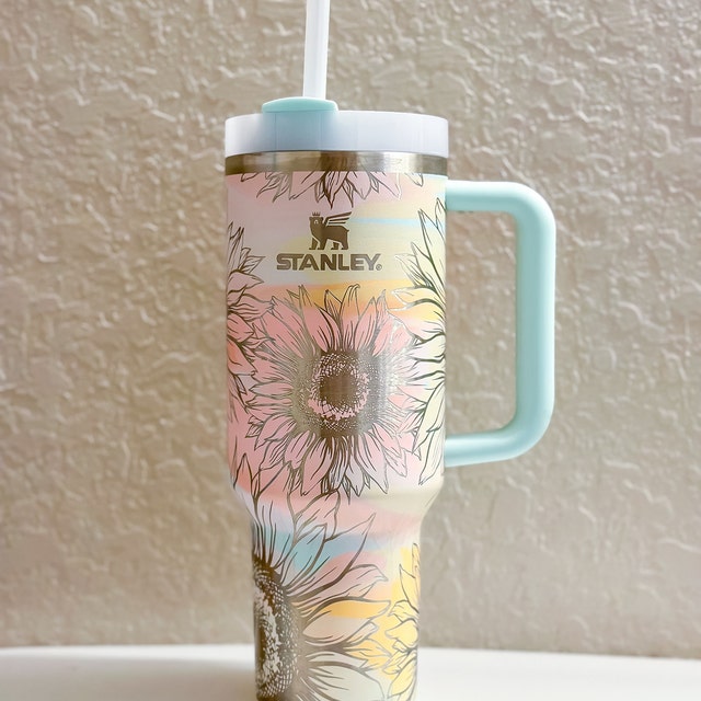 Custom Name Sunflower Engraved Stanley Tumbler 2005HW1