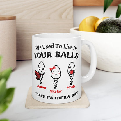 Names Father's Day Gift Mug 2405M3