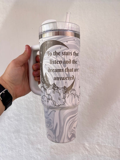 Stanley Tumbler | ACOTAR inspired | laser engraved | 40oz Tumbler 2005ACT3