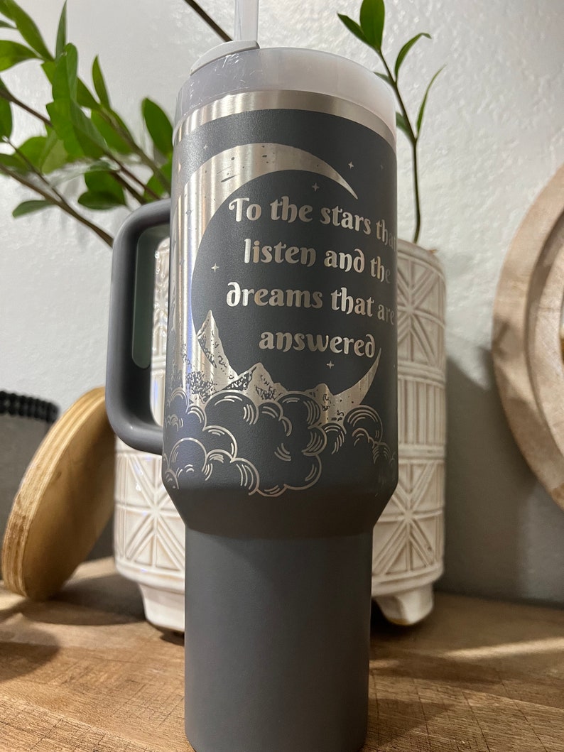 Stanley Tumbler | ACOTAR inspired | laser engraved | 40oz Tumbler 2005ACT3