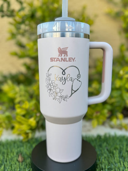 Custom Name Nurse 40 oz NewGen Tumbler - Perfect Gift For Fans