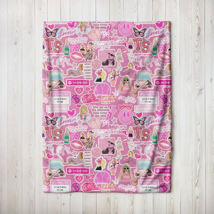 Swifties Inspired Blanket Quilt | Taylor Fans Gift | Taylor Room Decor | Swifties Gifts 2105TLB70