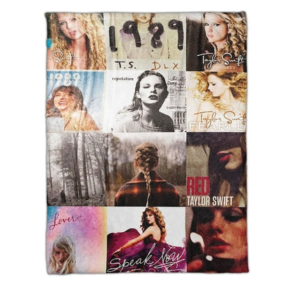 Swifties Inspired Blanket Quilt | Taylor Fans Gift | Taylor Room Decor | Swifties Gifts 1705TLB12