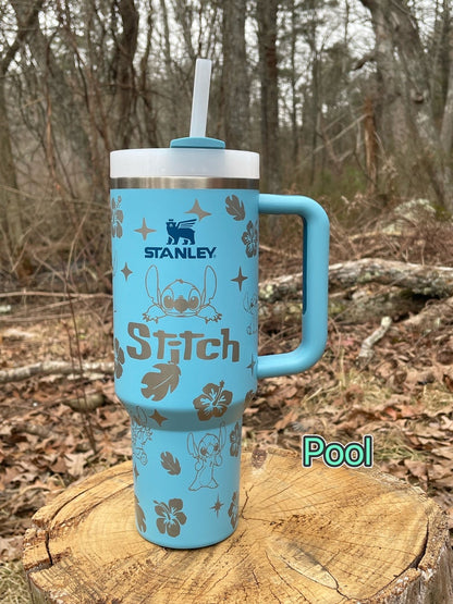 Stitch Cartoon 40oz Tumbler - Perfect For Fan Disney 40oz Tumbler 1605TLS15