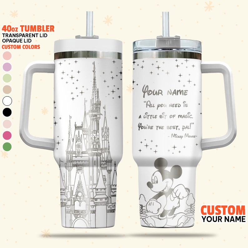 Custom Name Disney Favourite Character Quotes 40oz Tumbler 2005ACT2