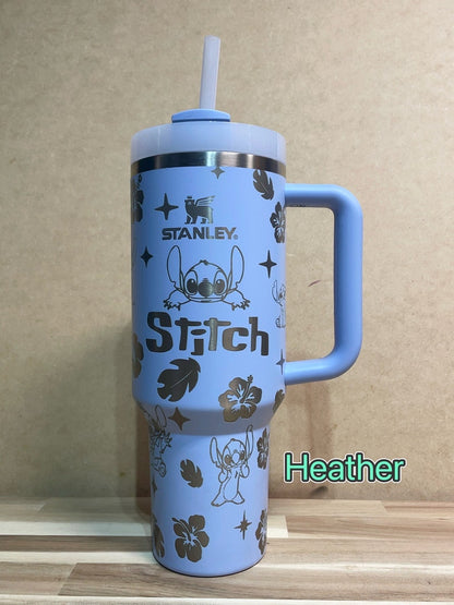 Stitch Cartoon 40oz Tumbler - Perfect For Fan Disney 40oz Tumbler 1605TLS15