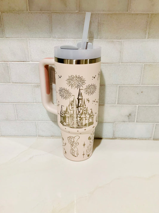 Disney Full Wrap Engraved Tumbler 2005HW1