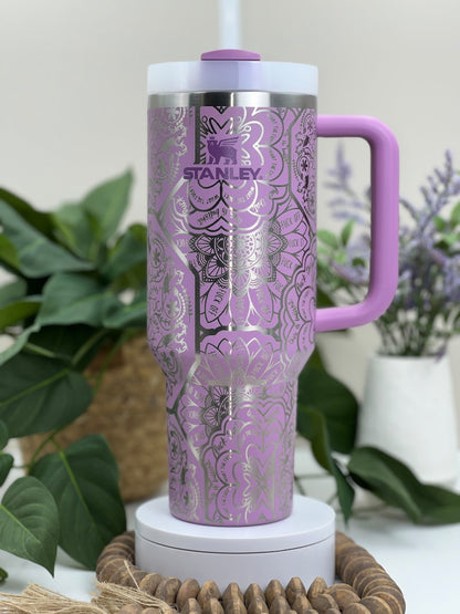 Cuss Word Mandala FCK 40 oz NewGen Tumbler - Perfect Gift For Fans