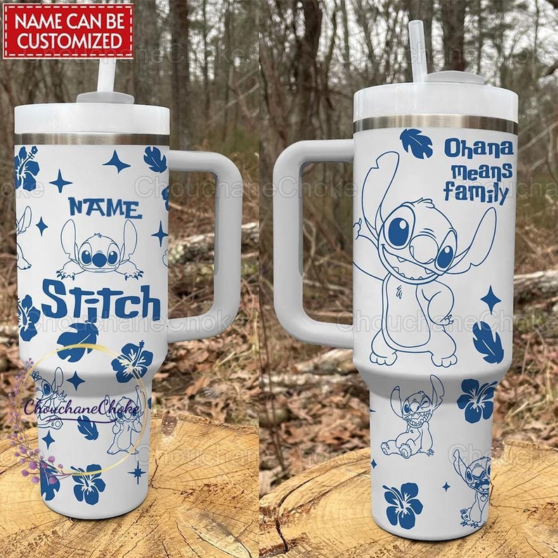 Custom Name Stitch 40oz Tumbler 1305TLS9