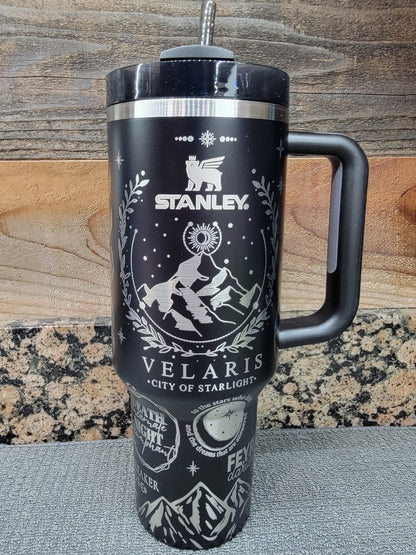 ACOTAR SJM Authentic Stanley Travel Quencher 40oz Tumbler 2005ACT12