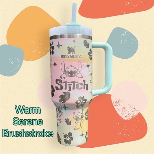 Stitch Cartoon 40oz Tumbler - Perfect For Fan Disney 40oz Tumbler 1605TLS15