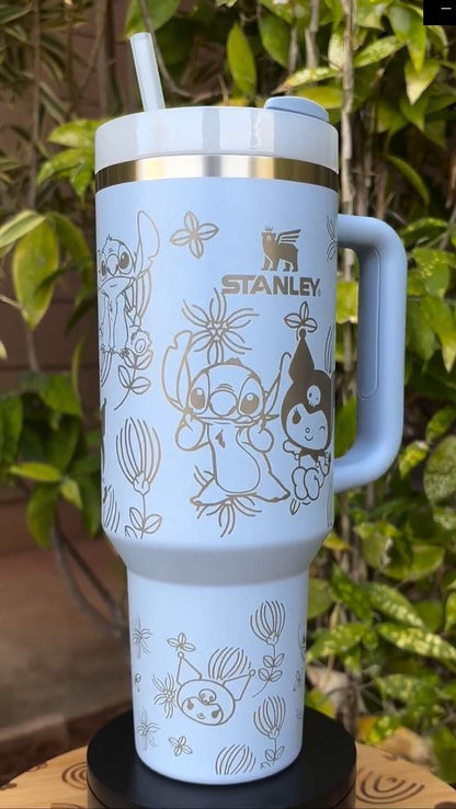 Stitch Cartoon 40oz Tumbler  - Perfect For Fan Disney 40oz Tumbler 1505TLS11