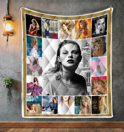 Swifties Inspired Blanket Quilt | Taylor Fans Gift | Taylor Room Decor | Swifties Gifts 1705TLB38