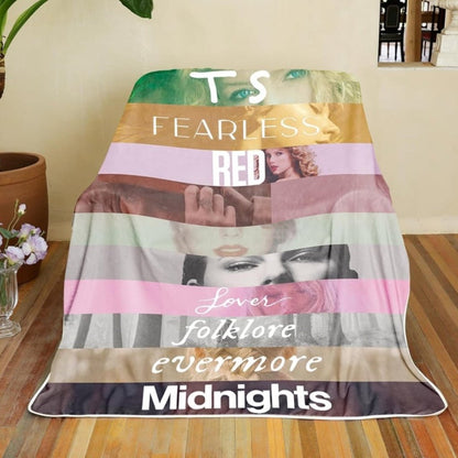 Swifties Inspired Blanket Quilt | Taylor Fans Gift | Taylor Room Decor | Swifties Gifts 1705TLB17