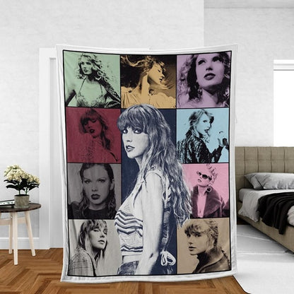 Swifties Inspired Blanket Quilt | Taylor Fans Gift | Taylor Room Decor | Swifties Gifts 1705TLB20