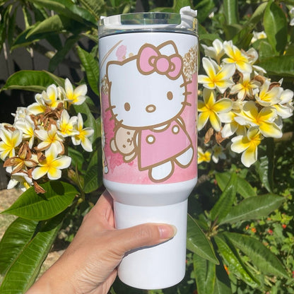 Sanrio Kitty 40oz Tumbler  - Perfect For Fan 40oz Tumbler 1505TLS18