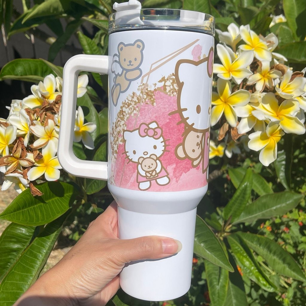 Sanrio Kitty 40oz Tumbler  - Perfect For Fan 40oz Tumbler 1505TLS18