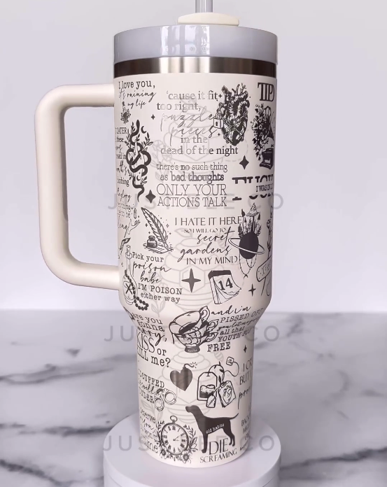 TTPD 40 Oz Swiftie Tumbler TW29 - Perfect Gift For Fans