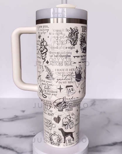 TTPD 40 Oz Swiftie Tumbler TW29 - Perfect Gift For Fans