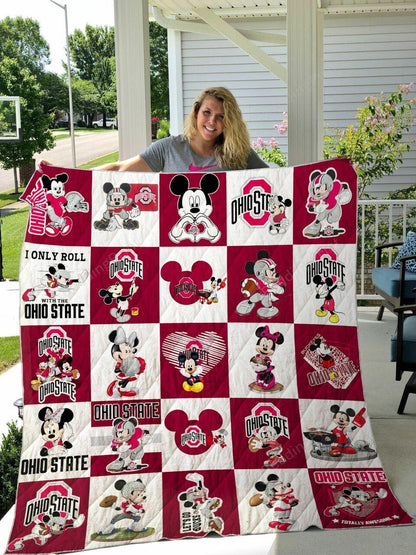 NC Ohio State Buckeyes Blanket Gift For Fans 2607n10