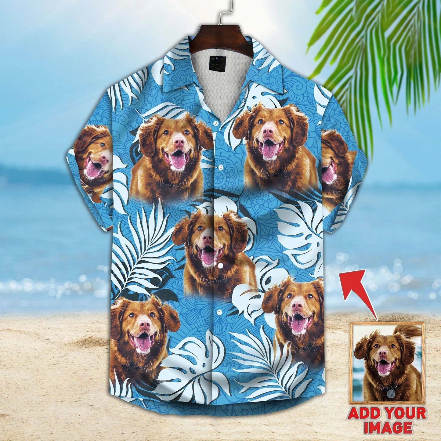 Custom Face Hawaiian Shirt All Over Print Unisex Shirt Vibe Summer Tropical