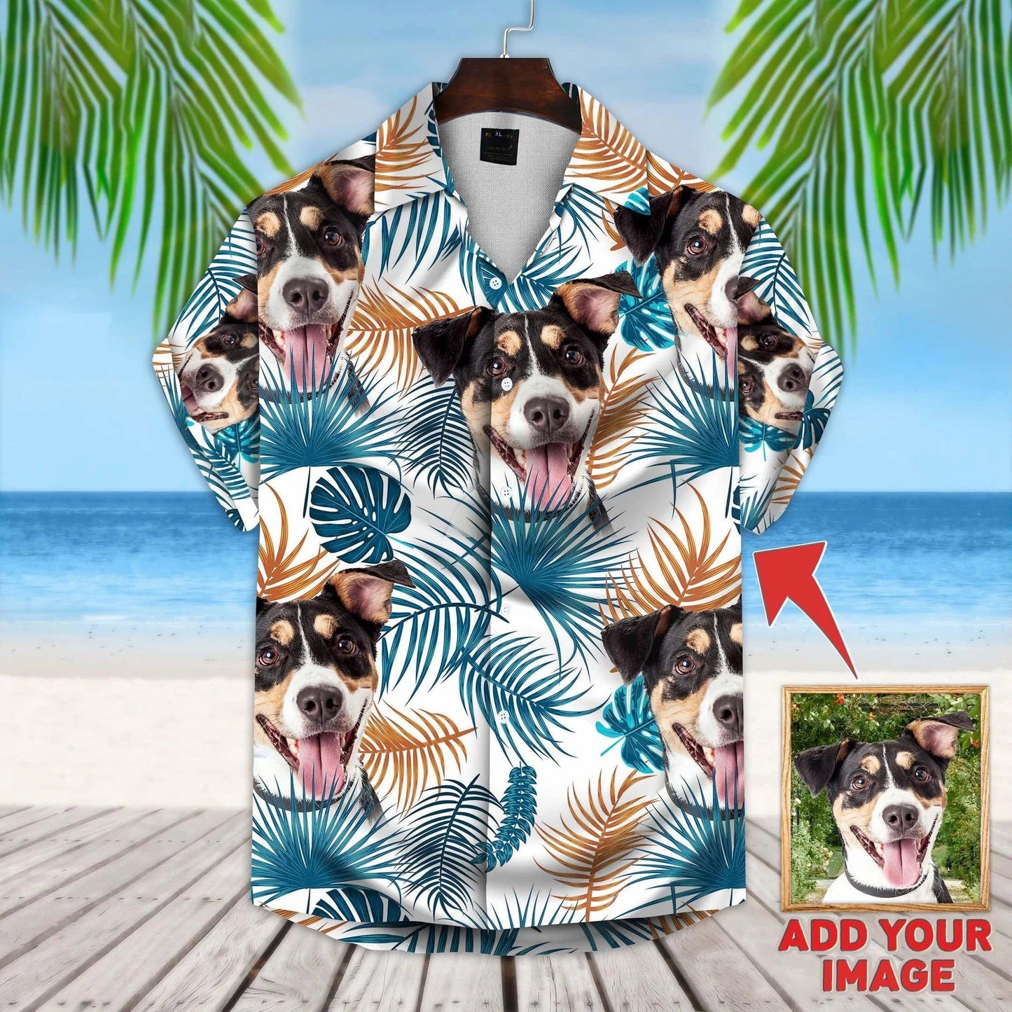 Custom Face Hawaiian Shirt All Over Print Unisex Shirt Vibe Summer Tropical