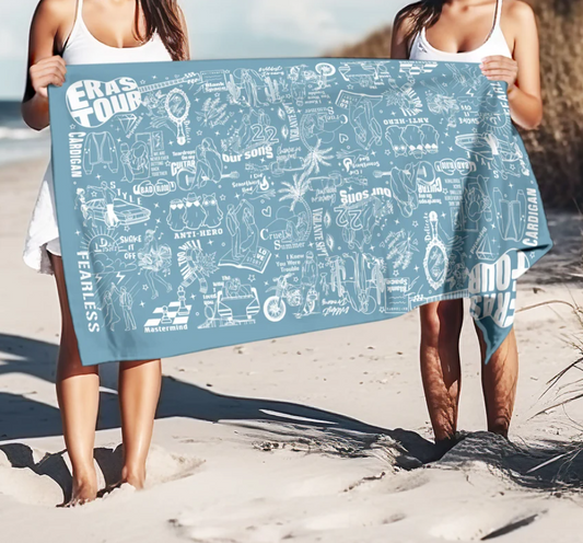 Swiftie Fan Concert Beach Towel- 406TTBT128