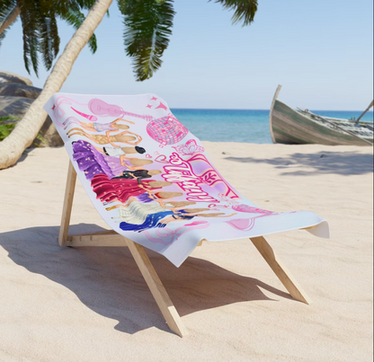 In My Beach Era Custom Name Swiftie Beach Towel- 406TTBT167