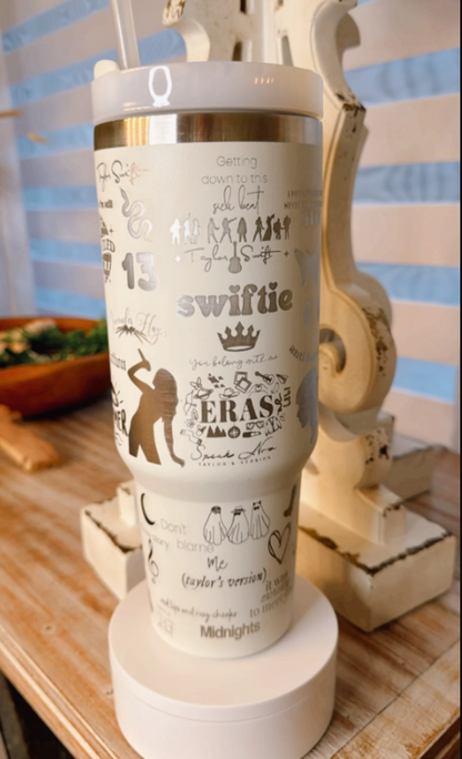 Taylor Swift Inspired Engraved Tumbler- 406TT-TB125