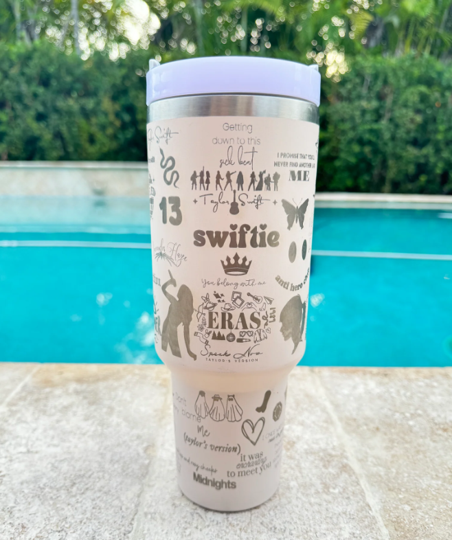 Taylor Swift Inspired Engraved Tumbler- 406TT-TB125