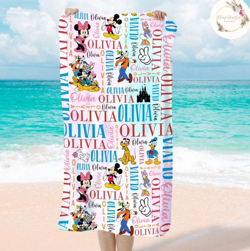 Mickey and Friends Disney Summer Beach Towel- 406TTBT166