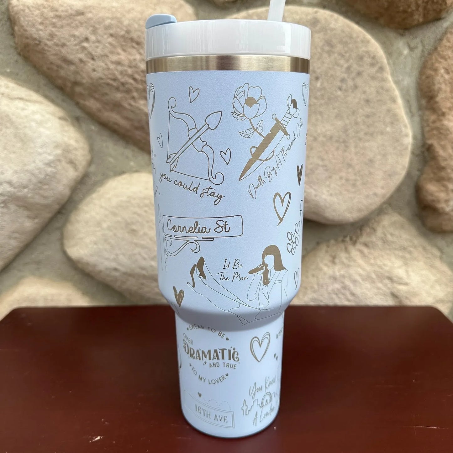 40 Oz Swiftie Tumbler TW3 - Perfect Gift For Fans