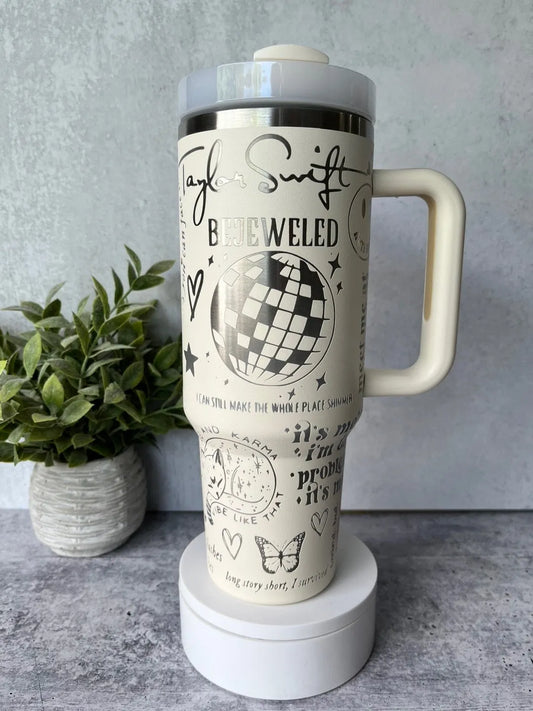 40 Oz Swiftie Tumbler TW21 - Perfect Gift For Fans