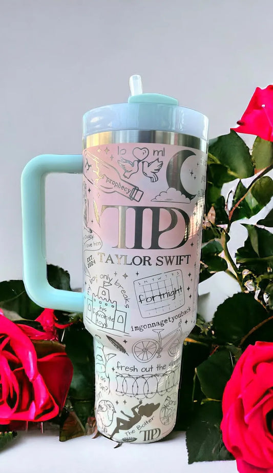 TTPD 40oz Swiftie Tumbler TW31 - Perfect Gift For Fans