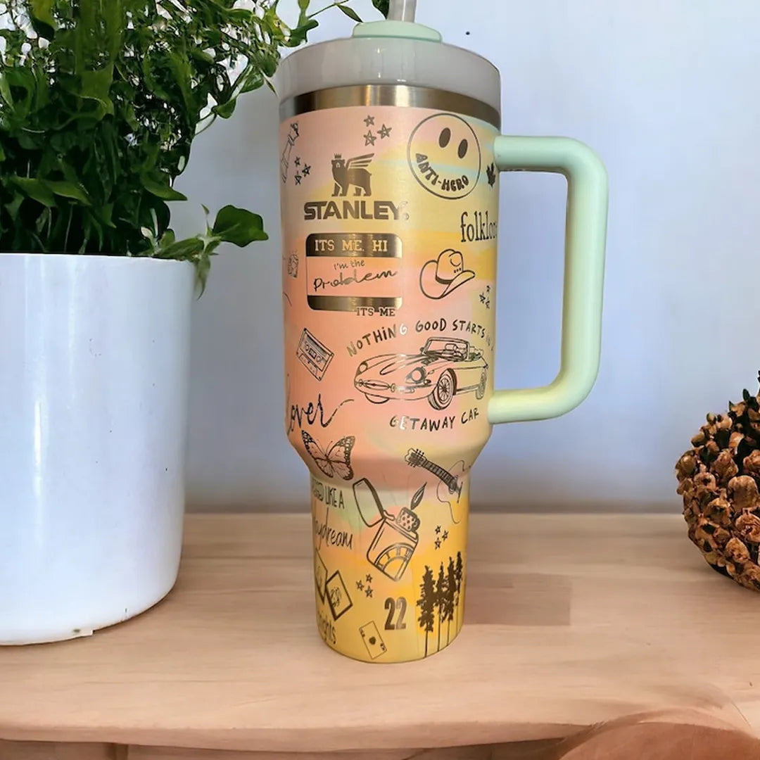 40 Oz Swiftie Tumbler TW22 - Perfect Gift For Fans