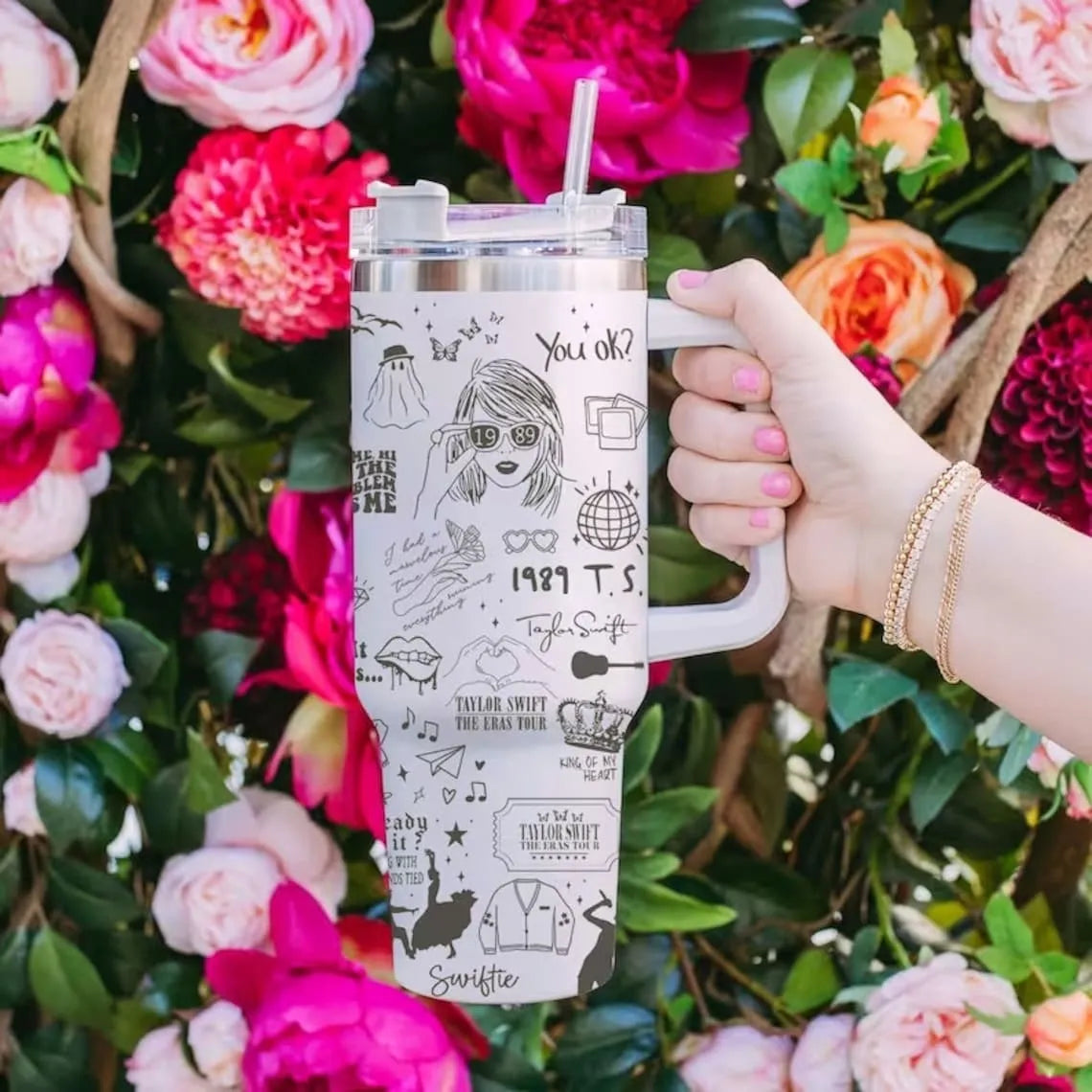 40 Oz Swiftie Tumbler TW15 - Perfect Gift For Fans