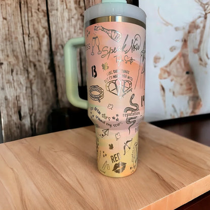 40 Oz Swiftie Tumbler TW22 - Perfect Gift For Fans