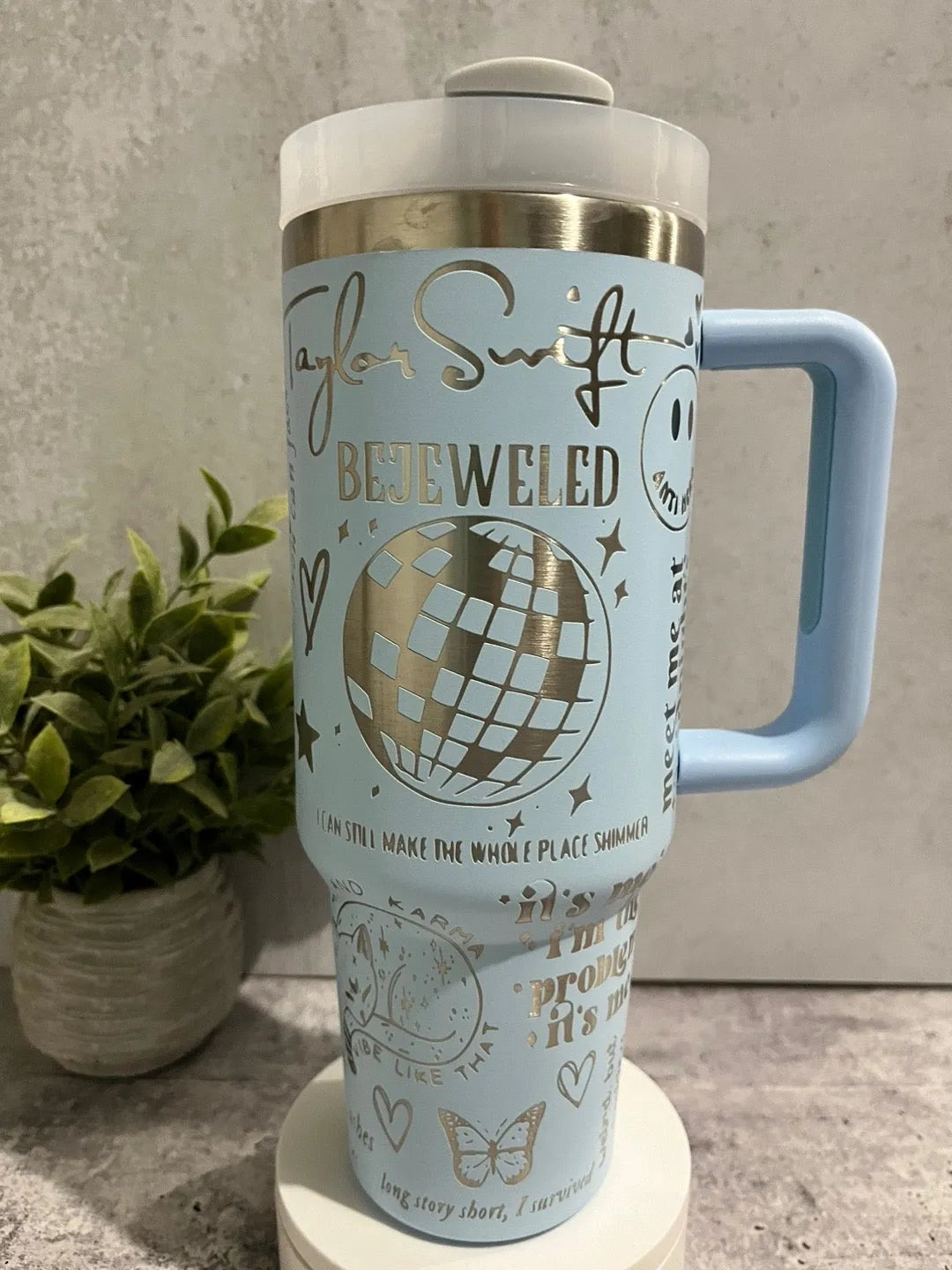 40 Oz Swiftie Tumbler TW21 - Perfect Gift For Fans