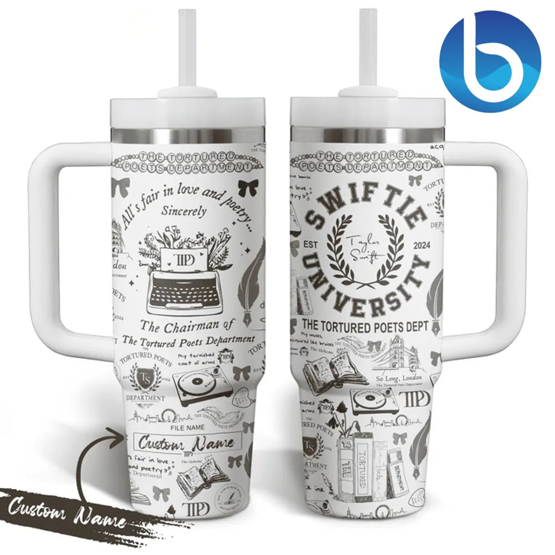 TTPD Personalized 40 Oz Swiftie University TTPD Tumbler TW7