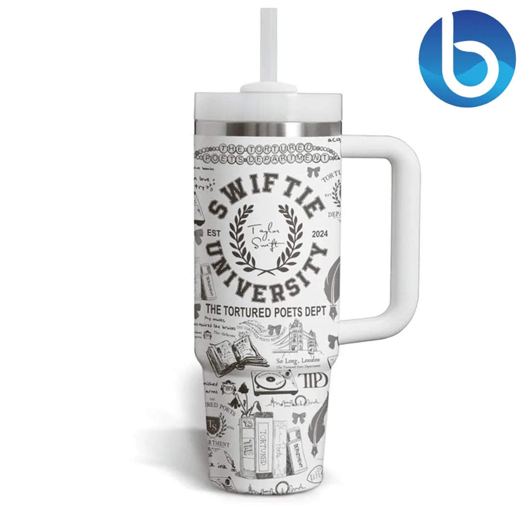 TTPD Personalized 40 Oz Swiftie University TTPD Tumbler TW7