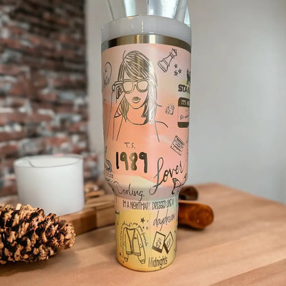 40 Oz Swiftie Tumbler TW22 - Perfect Gift For Fans