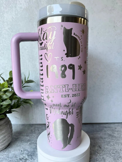 40 Oz Swiftie Tumbler TW21 - Perfect Gift For Fans