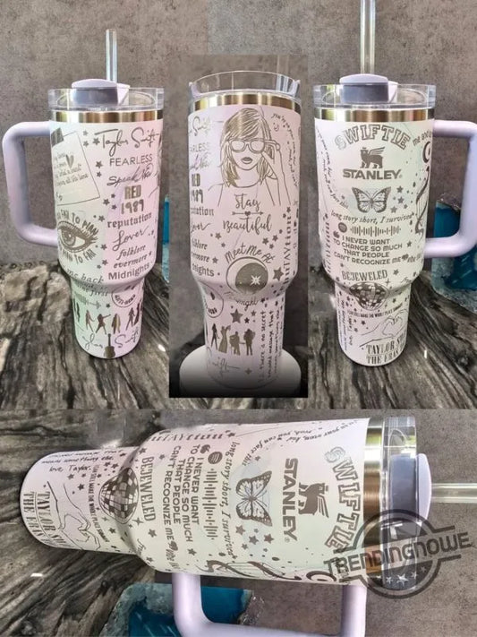 40 Oz Swiftie Eras Tour Music Cup TW19 -  Engraved Tumbler