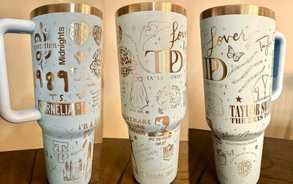 40 Oz Swiftie TTPD Tumbler TW16 - Perfect Gift For Fans