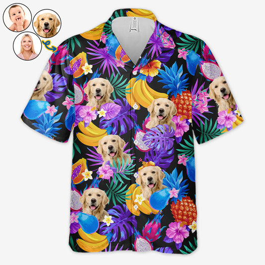 Custom Face Hawaiian Shirt All Over Print Unisex Shirt Vibe Summer Tropical