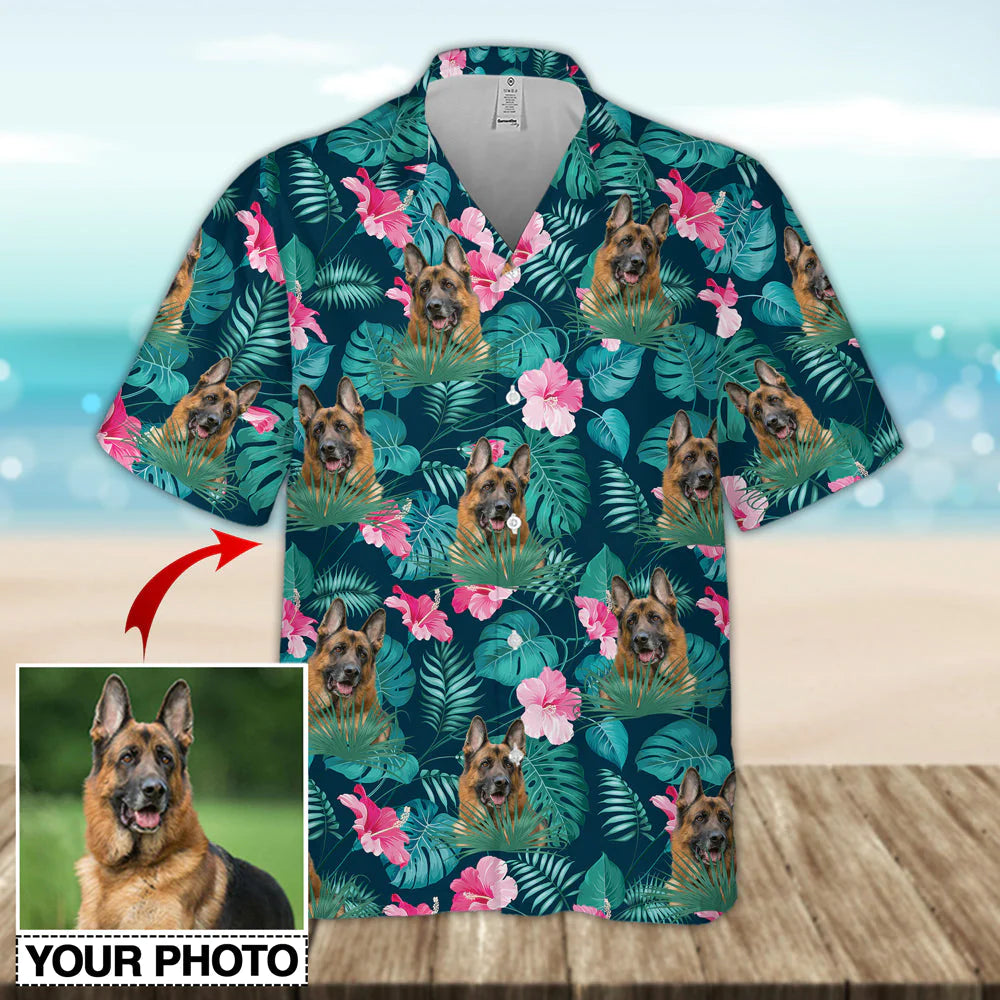 Custom Face Hawaiian Shirt All Over Print Unisex Shirt Vibe Summer Tropical